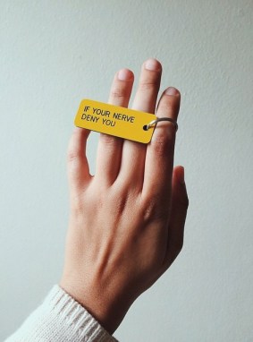 If your Nerve Deny you