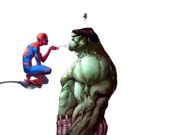 spiderman-vs-hulk